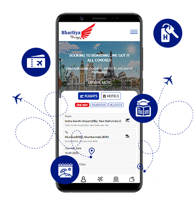 Website Bhartiya Airways